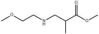 methyl 3-[(2-methoxyethyl)amino]-2-methylpropanoate Structure