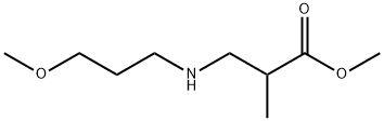 methyl 3-[(3-methoxypropyl)amino]-2-methylpropanoate Structure