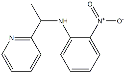 2-nitro-N-[1-(pyridin-2-yl)ethyl]aniline Structure