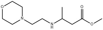 methyl 3-{[2-(morpholin-4-yl)ethyl]amino}butanoate 구조식 이미지