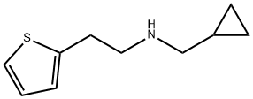 (cyclopropylmethyl)[2-(thiophen-2-yl)ethyl]amine 구조식 이미지