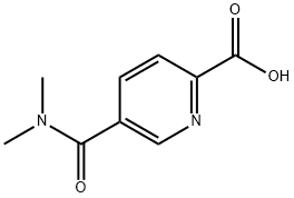 5-Dimethylcarbamoyl-pyridine-2-carboxylic acid 구조식 이미지