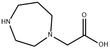 [1,4]Diazepan-1-yl-acetic acid Structure