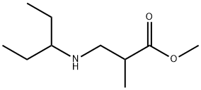 methyl 2-methyl-3-[(pentan-3-yl)amino]propanoate 구조식 이미지