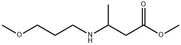 methyl 3-[(3-methoxypropyl)amino]butanoate 구조식 이미지