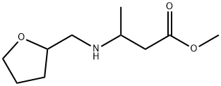 methyl 3-{[(oxolan-2-yl)methyl]amino}butanoate Structure