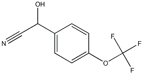 Hydroxy-(4-trifluoromethoxy-phenyl)-acetonitrile 구조식 이미지