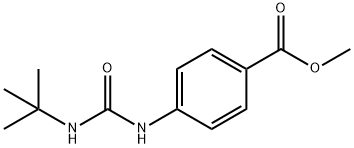 4-(3-tert-Butyl-ureido)-benzoic acid methyl ester 구조식 이미지