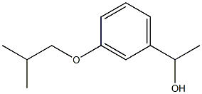 1-[3-(2-methylpropoxy)phenyl]ethanol Structure