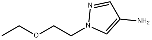 1-(2-ethoxyethyl)-1H-pyrazol-4-amine 구조식 이미지
