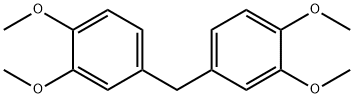 Benzene,1,1'-methylenebis[3,4-dimethoxy- Structure