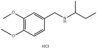 (butan-2-yl)[(3,4-dimethoxyphenyl)methyl]amine hydrochloride 구조식 이미지