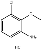 (3-chloro-2-methoxyphenyl)amine hydrochloride 구조식 이미지