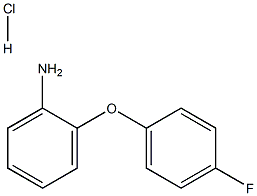 [2-(4-fluorophenoxy)phenyl]amine hydrochloride Structure