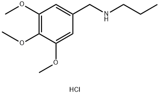 propyl[(3,4,5-trimethoxyphenyl)methyl]amine hydrochloride 구조식 이미지