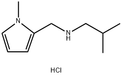[(1-methyl-1H-pyrrol-2-yl)methyl](2-methylpropyl)amine hydrochloride 구조식 이미지