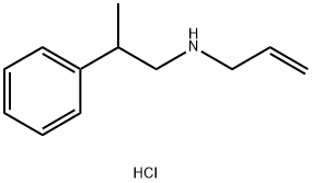 (2-phenylpropyl)(prop-2-en-1-yl)amine hydrochloride Structure