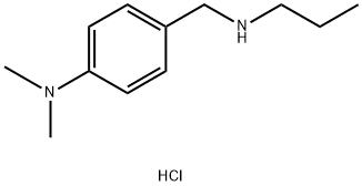 N,N-dimethyl-4-[(propylamino)methyl]aniline hydrochloride 구조식 이미지