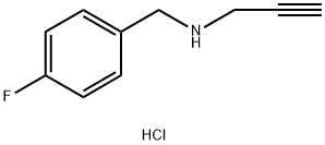 N-(4-fluorobenzyl)-2-propyn-1-amine hydrochloride Structure