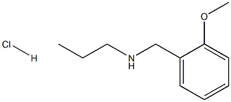 [(2-methoxyphenyl)methyl](propyl)amine hydrochloride 구조식 이미지