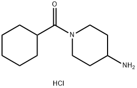 (4-Aminopiperidin-1-yl)(cyclohexyl)methanone hydrochloride 구조식 이미지