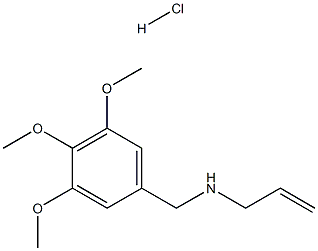 (prop-2-en-1-yl)[(3,4,5-trimethoxyphenyl)methyl]amine hydrochloride 구조식 이미지