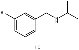 [(3-bromophenyl)methyl](propan-2-yl)amine hydrochloride Structure