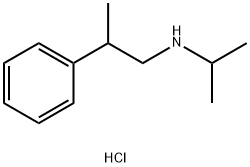 (2-phenylpropyl)(propan-2-yl)amine hydrochloride 구조식 이미지