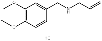 [(3,4-dimethoxyphenyl)methyl](prop-2-en-1-yl)amine hydrochloride Structure