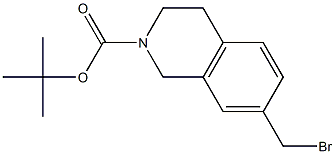 tert-butyl 7-(bromomethyl)-3,4-dihydroisoquinoline-2(1H)-carboxylate Structure