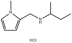 (butan-2-yl)[(1-methyl-1H-pyrrol-2-yl)methyl]amine hydrochloride Structure