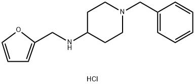 1-benzyl-N-[(furan-2-yl)methyl]piperidin-4-amine dihydrochloride Structure