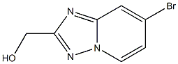 (7-bromo-[1,2,4]triazolo[1,5-a]pyridin-2-yl)methanol Structure