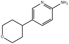 5-(TETRAHYDRO-2H-PYRAN-4-YL)PYRIDIN-2-AMINE 구조식 이미지