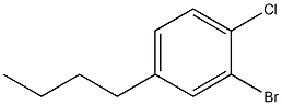 2-bromo-4-butyl-1-chlorobenzene Structure