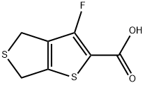 3-fluoro-4,6-dihydrothieno[3,4-b]thiophene-2-carboxylic acid Structure