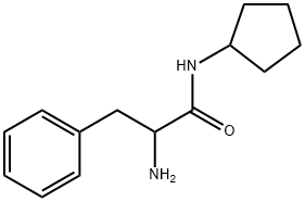 a-Amino-N-cyclopentylbenzenepropanamide HCl Structure