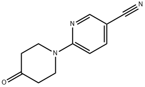 6-(4-oxopiperidin-1-yl)pyridine-3-carbonitrile 구조식 이미지