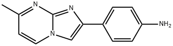 4-(7-methylimidazo[1,2-a]pyrimidin-2-yl)aniline 구조식 이미지