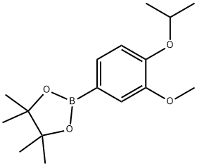4-Isopropoxy-3-methoxyphenylboronic acid, pinacol ester Structure