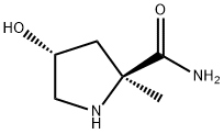 (2S,4R)-4-HYDROXY-2-METHYLPYRROLIDINE-2-CARBOXAMIDE Structure