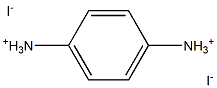 1,4-Benzene diammonium iodide 구조식 이미지