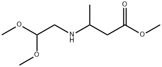 methyl 3-[(2,2-dimethoxyethyl)amino]butanoate 구조식 이미지
