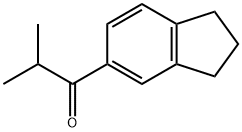 1-(2,3-dihydro-1H-inden-5-yl)-2-methylpropan-1-one Structure