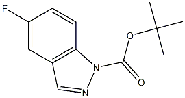 tert-Butyl 5-fluoro-1H-indazole-1-carboxylate Structure