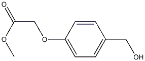 Acetic acid, [4-(hydroxymethyl)phenoxy]-, methyl ester Structure