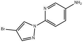 6-(4-bromo-1H-pyrazol-1-yl)pyridin-3-amine Structure