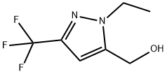 [1-ethyl-3-(trifluoromethyl)-1H-pyrazol-5-yl]methanol Structure