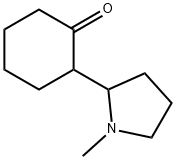 2-(1-methylpyrrolidin-2-yl)cyclohexanone 구조식 이미지