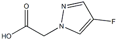 2-(4-Fluoro-1H-pyrazol-1-yl)acetic acid 구조식 이미지